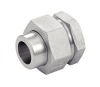 RACCORDS UNION À JOINT PLAT LISSE / FEMELLE GAZ CYLINDRIQUE - NPT Inox 316L Gaz - NPT (Modèle : 5123)