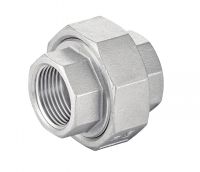 RACCORDS UNION À PORTÉE CONIQUE FEMELLE / FEMELLE GAZ CYLINDRIQUE Inox 316 moulé (Modelo : 5136)