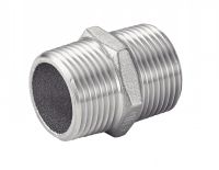 HEXAGONAL NIPPLE - STAINLESS STEEL 316 GAZ CONIQUE - NPT Inox 316 (Model : 5221)