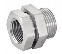 BULKHEAD COUPLING - STAINLESS STEEL 316L GAZ CYLINDRIQUE Inox 316L (Model : 5224)