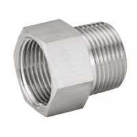 FEMALE BSPT / MALE BSPP ADAPTER - STAINLESS STEEL 316L Inox 316L (Model : 5299)