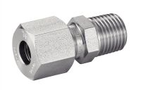 MALE STRAIGHT UNION NPT - DIN 2353 - STAINLESS STEEL 316 TI FILETAGE NPT Inox 316 Ti DIN 2353 (Model : 5415)