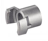 HALF COUPLING WITHOUT LOCKING RING - FEMALE BSP THREADED - STAINLESS STEEL 316 - ALUMINIUM Inox 316 - Aluminium (Model : 5536)