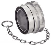 PLUG WITH LOCK RING AND CHAIN - NBR GASKET - STAINLESS STEEL 316 - ALUMINIUM JOINT NBR Inox 316 - Aluminium (Model : 5538)