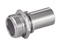 RACCORD FILETÉ MÂLE GAZ CYLINDRIQUE, DOUILLE LISSE À COLLERETTE Inox 316 (Modelo : 5552)