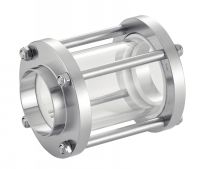 IN-LINE SIGHT FLOW INDICATOR PLAIN ENDS - STAINLESS STEEL 316L Inox 316L (Model : 62421)