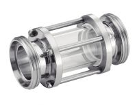 IN-LINE SIGHT FLOW INDICATOR MALE ENDS - STAINLESS STEEL 316L Inox 316L (Model : 62423)