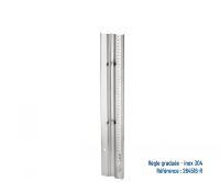 STAINLESS STEEL RULER AND POLYESTER TUBE FOR TANK LEVEL GAUGE (Model : 64516)