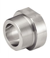FITTING FOR IBC PLASTIC TANK, WITH THREADED END - STAINLESS STEEL 316L Inox 316L (Model : 65624)