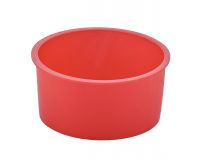 Bouchon conique de protection pour tube rond polyéthylène rouge