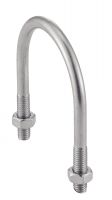THREADED STIRRUP FOR ISO PIPE - STAINLESS STEEL A2 - A4 Inox A2 - A4 (Model : 72111)