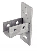 WALL PLATE FOR STRUT SHAPED RAIL - STAINLESS STEEL 316 - ULTRAPROTECT® STEEL Inox 316 - Acier Ultraprotect® (Model : 72128)