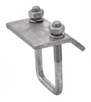 BEAM CLAMP FOR STRUT SHAPED RAIL - STAINLESS STEEL 316 - GALVANIZED STEEL Inox 316 - Acier G.A.C (Model : 72192)