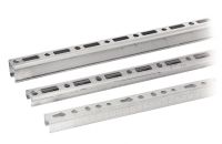 RAIL DE FIXATION PROFIL C POUR SUSPENSION ET SUPPORTAGE LÉGER Inox 316L - Acier zingué (Modèle : 72198)