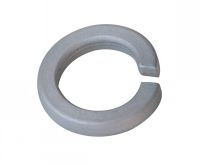 Single coil spring washer - aluminium