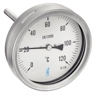 THERMOMÈTRE BIMÉTALLIQUE RACCORD BSPP AXIAL Inox 316 (Modelo : 7307)