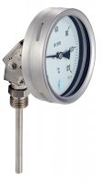 SWIVELING BIMETAL THERMOMETER - BSPP CONNECTION - STAINLESS STEEL 316 RACCORD BSPP Inox 316 (Model : 7336)
