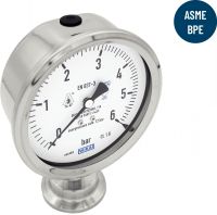 MANOMÈTRE À MEMBRANE ASEPTIQUE Inox 1.4435 (Modelo : 7353)