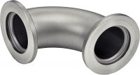 Coude 90&deg; &agrave; bride ISO KF - Inox 304L