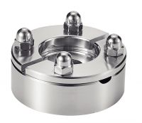 Front-flush aseptic flange - stainless steel 316l