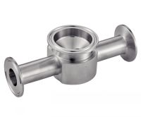 CLAMP INSTRUMENT TEE - STAINLESS STEEL 316L Inox 316L (Model : 8030)