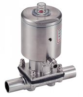 Stainless steel pneumatic diaphragm valve bw - stainless steel cf3m (316l)