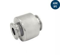 Sanitary spring check valve clamp - stainless steel 316l