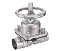 Stainless steel manual diaphragm valve bw - stainless steel cf3m (316l)