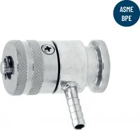 ROBINET D'ÉCHANTILLONAGE HYGIÉNIQUE Inox 316L ASME BPE (Modelo : 8079)