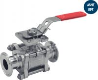 Vanne à boule 3 pièces hygiénique clamp