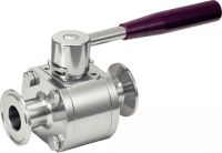 VANNE À BOULE 3 PIÈCES ASEPTIQUE CLAMP