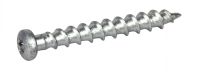 Screw for aerated concrete, domed head t drive