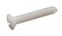 Slotted countersunk head screw - plastic p.a 6.6 - din 963 plastique p.a  6.6 - din 963