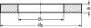 Rondelle épaisse pour construction métallique inox a2 - din 7349 (Diagrama)