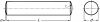 Goupille cylindrique (classe de précision m6) inox a1 - din 7 - iso 2338 (Diagrama)