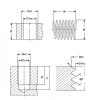 Filet rapporté helicoil® plus inox a2 (Diagrama)