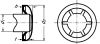 Enjoliveur bombé à griffes type starlock® inox (Diagrama)