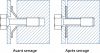 Hexagon head captive screw with washer - stainless steel (Schema #2)