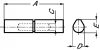 Paumelle à souder inox inox 304 (Diagrama)