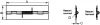 Charnière rectangulaire non percée à noeud roulé à ressort ouvrant ou fermant inox 304 (Schéma)