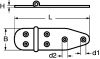 Charnière inox a2 (Schéma)