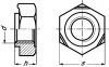 Hexagon weld nut - stainless steel a4 - din 929 inox a4 - din 929 (Schema)