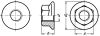 Ecrou hexagonal à embase lisse inox a4 - din 6923 - iso 4161 (Diagrama)