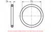 Welded ring - stainless steel a4 (Schema)