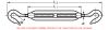 Tendeur crochet-crochet - inox a4 (Diagrama)