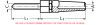 Embout fileté à sertissage manuel, pas à droite - inox a4 (Diagrama)