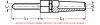 Embout fileté à sertissage manuel, pas à droite - inox a4 (Diagrama)