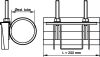 Collier de r&eacute;paration rapide PN16 joint EPDM ACS - Sch&eacute;ma