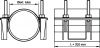 Collier de r&eacute;paration rapide PN16 joint EPDM ACS - Sch&eacute;ma 2