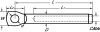 Embout à oeil à sertir petit modèle inox a4 (Diagrama)